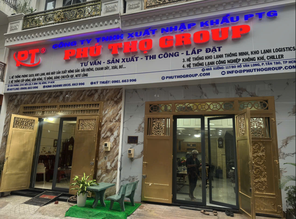 Văn phòng giao dịch công ty TNHH XNK PTG